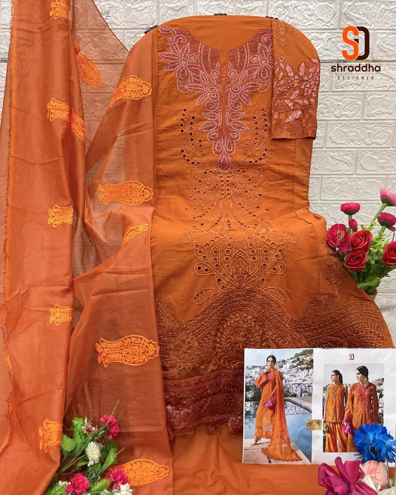 Maria B Lawn Vol 2 By Shraddha Pure Cotton Pakistani Suits Orders In India